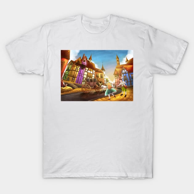 The Bavarian Village T-Shirt by reynoldjay